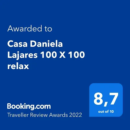 Casa Daniela 100 X 100 Relax-glasfaser * Lajares